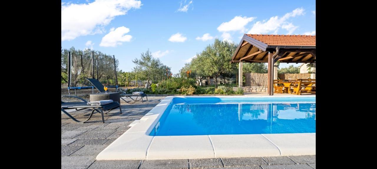 Villa Olive Tree House With Jacuzzi, Wifi And 40M2 Pool Siritovci Exterior foto